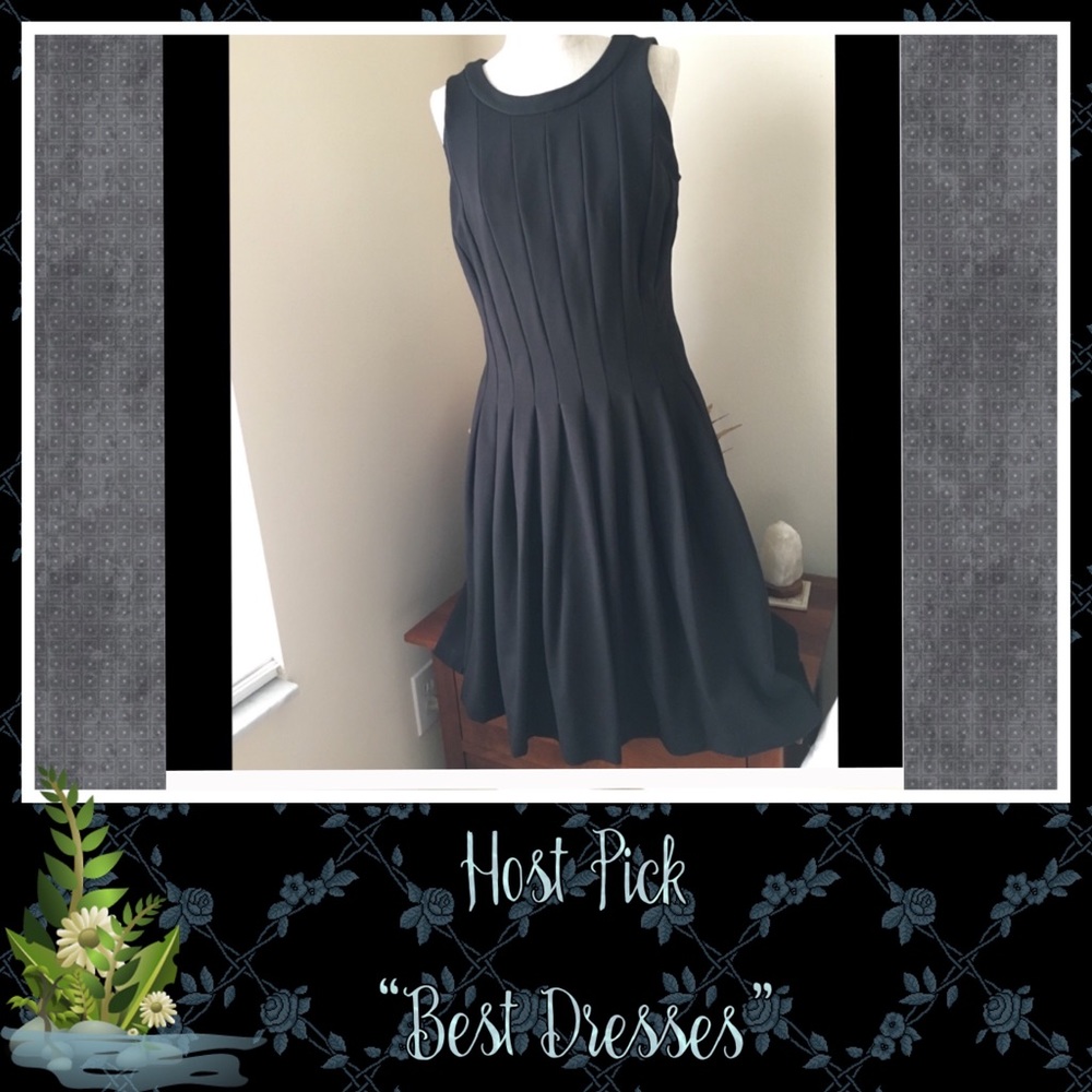 ⭐️HP⭐️ White House Black Market, Black Dress, sz 8